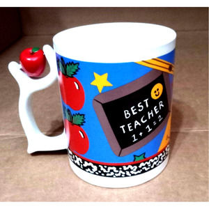 VTG Carol Eldridge vintage 1995 teacher mug